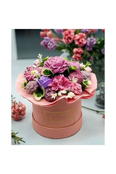 OEM Aranjament floral din ceară 100% soia – Parfum floral, lucrat manual, VAV...