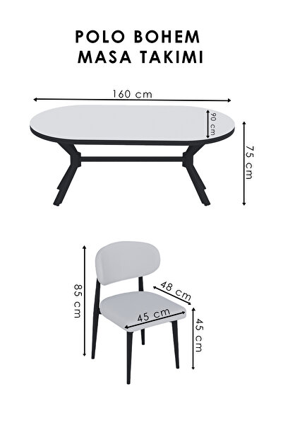 BY ORHAN GÜZEL CASSE MUTFAK MASASI OVAL
