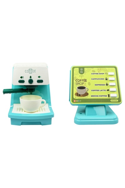 Genel Markalar Kahve Makinası Kutulu Işıklı- Sesli Pilli-Su Dökebilen