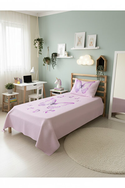 milroma Purple Butterfly Children's Pique Set