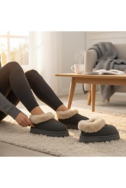 dehaine Women's fur clogs, City Walk, B1