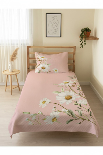 milroma Pink Daisy Children's Pique Set