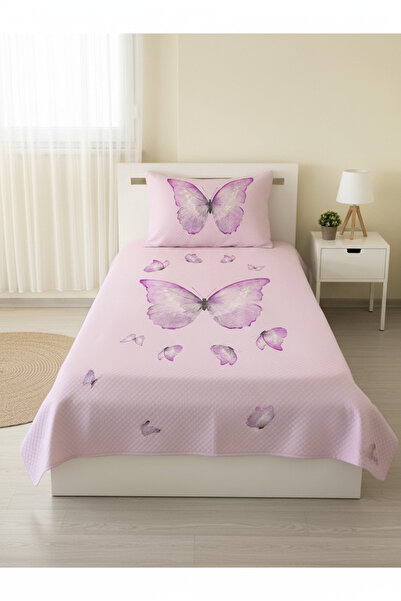 milroma Purple Butterfly Children's Pique Set