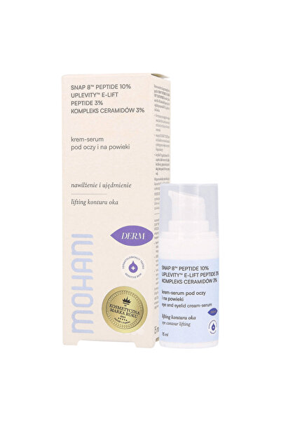 MOHANI Lifting and Firming Eye and Eyelid Serum-Cream with Peptides and Ceram...