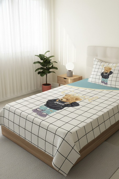 milroma Cool Teddy Bear Children's Pique Set