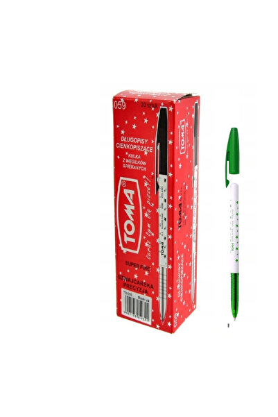 Other Pixuri cu bilă TOMA SUPERFINE TO-059 verde, 20 bucăți