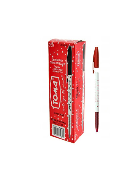 Other SUPERFINE TO-059 BALLPOINT PEN WITH TOM'S STARS RED 20 PCS