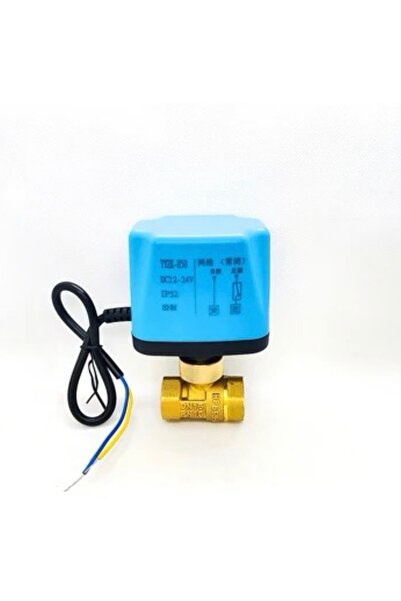 GÜMRÜK MARKET 1/2 " Pirinç Elektrikli Küresel Vana İki Telli İki Yönlü Normal...