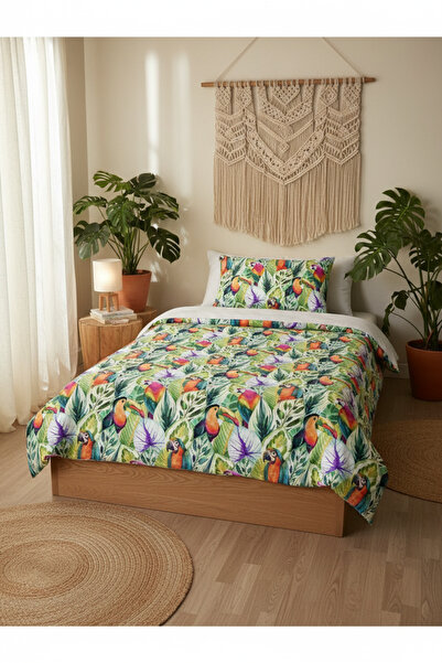 milroma Tropical Parrot Patterned Children's Pique