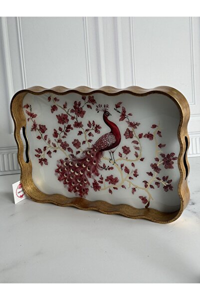 ROSSEV Peacock Rectangular Tray