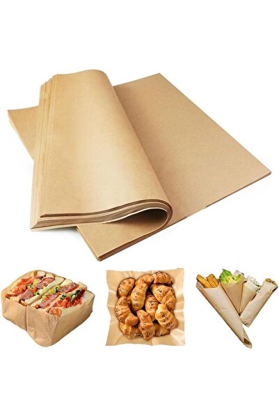 Goodern Greaseproof Parchment Paper, 100 Pieces, 22x22 cm, Waterproof Non-Sti...