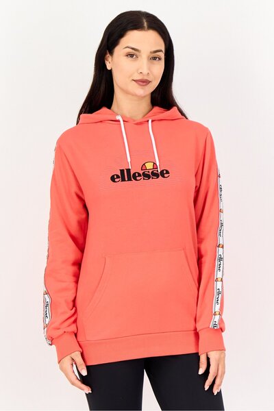 Ellesse Women Sportswear Fit Long Sleeve Outdoor Marseille Hoodie, Red
