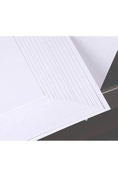 007 ورق رسم وتلوين سميك كبير للحرف اليدوية والفنون (أبيض، 52 سم × 37 سم، 180 ...