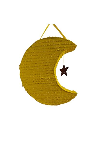 OEM Piñata Semilună, 45 cm, galbenă