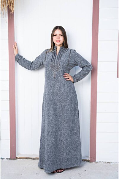 AFandina Elegant design winter wool jalabiya A-024