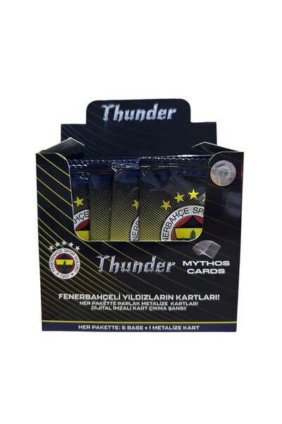 Thunder FENERBAHÇE SPOR LİSANSLI FUTBOLCU KARTLARI 3'LÜ