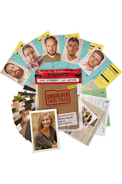 007 Unsolved Case Files – "Ashcroft, Harmony" Murder Mystery Detective Game (Paper, Multicolor)