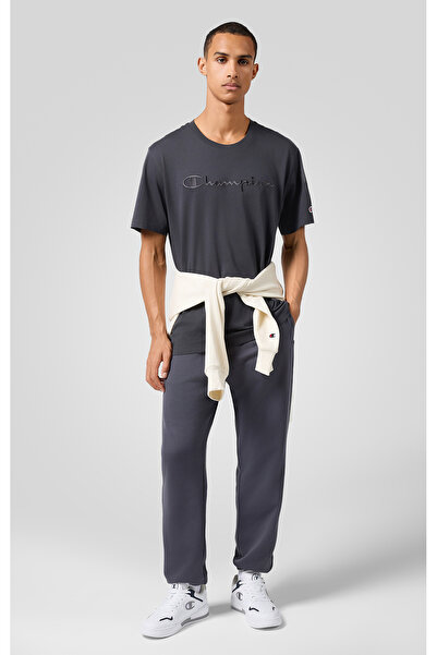 Champion Eco Future Elastic Cuff Pants Gray Men's Sweatpants -220759-Vs517