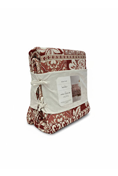 Bee Home Bed and Bath HG Gracia Brown | 100% Cotton Double 3-Piece Compressed Duvet | Black Friday