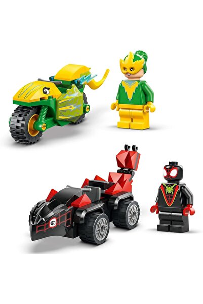 LEGO Marvel Spin and Electro Dinosaur Vehicle Chase (11198)