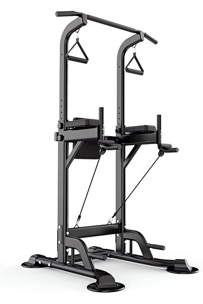 Rovyfota Upgrade Adjustable Multi-Function Pull Up Bar Power Gym Strength Training Fitness Equipment 330 LBS