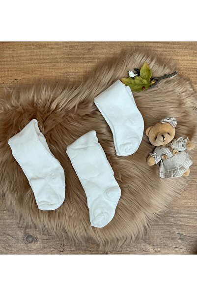 Petibör Baby 3’lü Pamuklu Unisex Yenidoğan/Bebek Kilotlu Çorap