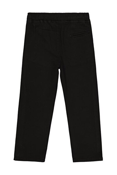 Civil Boys Beli Lastikli Chinno 10-13 Yaş Pantolon - Siyah 11-12 Yaş