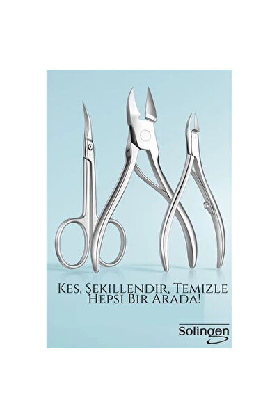 Belle Fusion BFS 3’lü Paslanmaz Manikür Seti – Tırnak Makası, Et Pens, Kavisl...