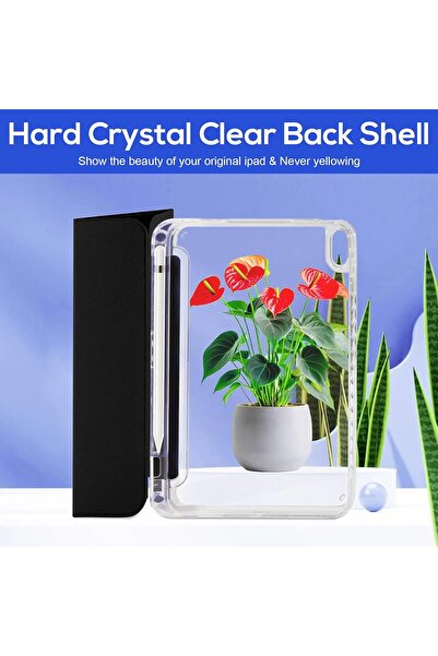 007 LGVNOWA iPad Case for 11-inch (A16) 2025 & 10.9-inch (2022) – Hard Shell with Pen Holder, Transpar