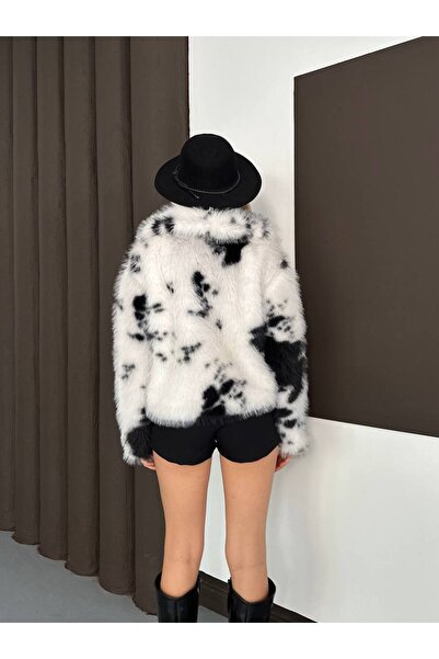 TİENDEROPA Women's Trend Faux Fur Jacket Coat – Oversized Winter Stylish Style