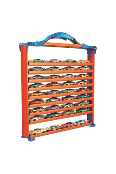 OEM Multi-level parking garage playset with track and 14 toy cars