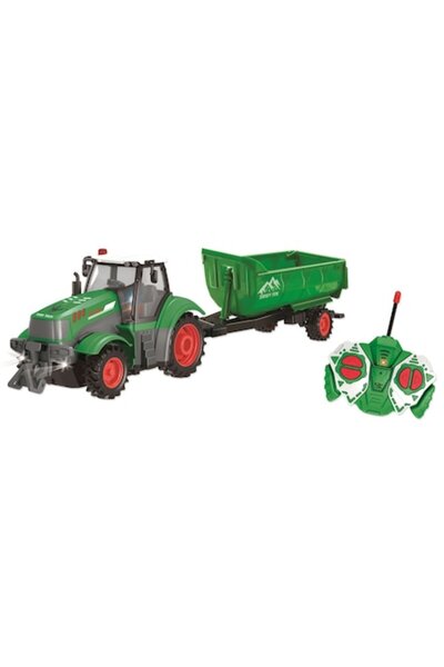OEM RS Toys remote control tractor with tipping trailer, scale 1:24
