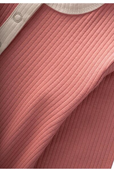 Cigit Piped Detail Jumpsuit 0-2 Years Old Baby