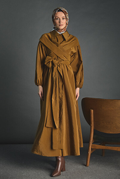 Setrms Uzun Kuşaklı Paraşü Elbise