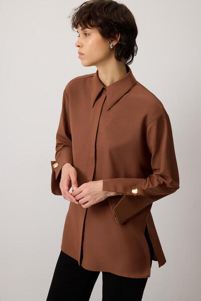 Touché Privé Wide Cuffed POPLIN SHIRT