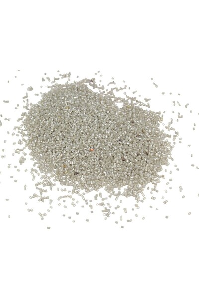 Serhat Aksesuar ve El İşçilik خرز مقطوع فضي عتيق 2×1.5 مم (100 جرام 4000 قطعة)