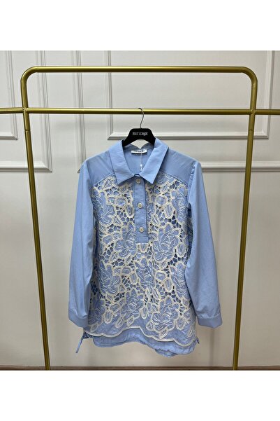 FUAT GÜRSEN Fuat Gürşen Dantel Detaylı Tunik