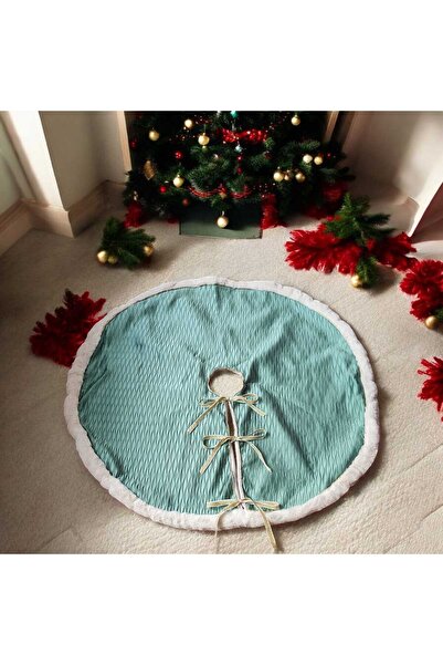 MODA NUR Christmas Pine Tree Underlay Cover, Pine Tree Foot Carpet Cover, Green Color, 78 cm