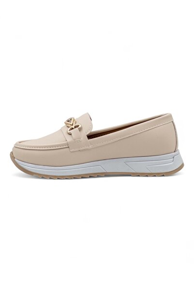 Shoes Daily Women's Flat Shoes with Buckle Detail