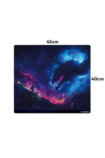 GlassPad Cam Mouse Pad - Celestial Dream - Premium Temperli Cam - 45x40 Cm [M]