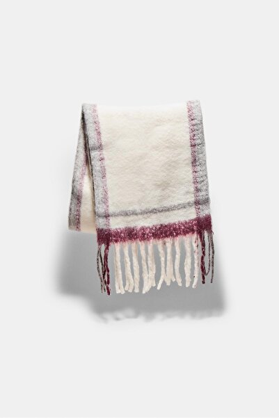 Stradivarius Çerçeve renkli atkı