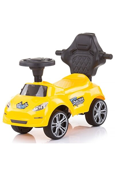 Chipolino Turbo yellow push car with handle