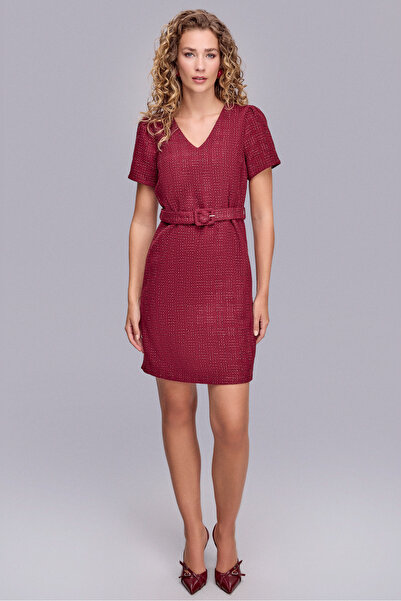 Naramaxx NARAMAXX1825 ELBİSE BORDO