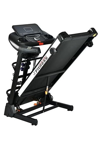 Fitness World Upgraded 130kg 4.0HP Foldable Electric Treadmill with Massager and Wheels for Easy Mobility