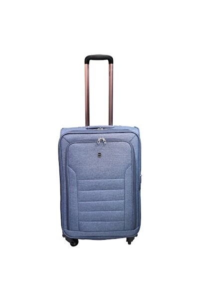 DEJUNO Valiză tip troler, 58x41x29 cm, My Travel DJ-626, 24", albastră