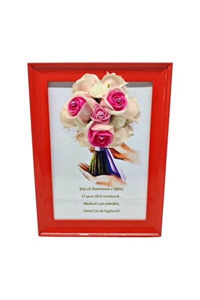 T&M Personalizare Tablou înrămat A4 (30x21 cm) - „Știu că Dumnezeu este Sfânt...