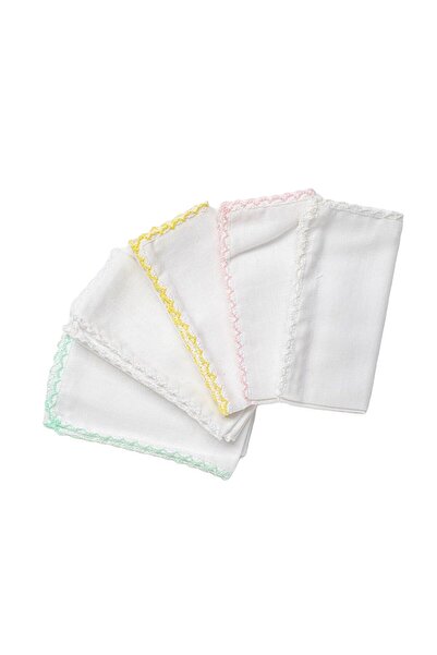 andywawa Ac23781 Baby Mouth Wipes 5 Pcs Washcloths 25X25Cm Basic Pink
