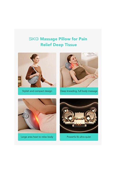 SKG T1-2 Pro Shiatsu Back & Neck Massager with Heat