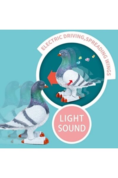CREATIVE Musical dove-shaped toy with music and lights, White-Multicolor