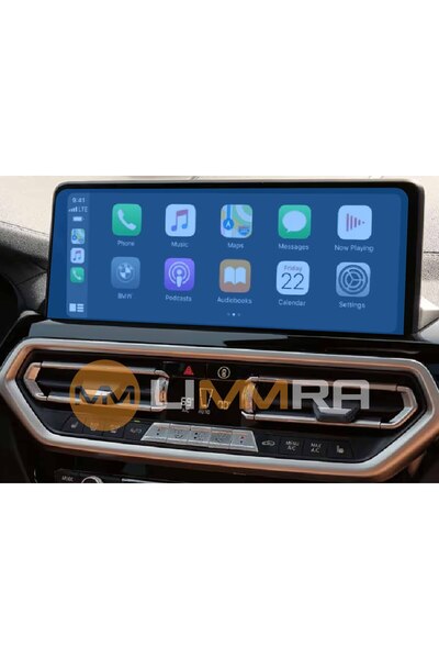 Limmra واقي شاشة لسيارة بي إم دبليو إكس3 مقاس 12.3 بوصة متوافق مع الوسائط الم...